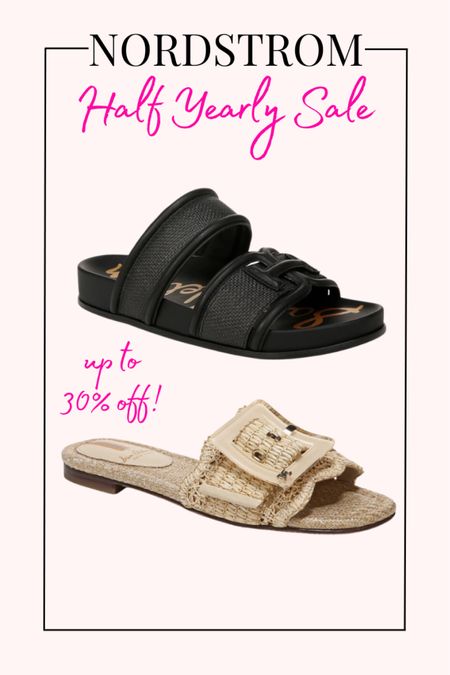 Nordstrom Half Yearly Sale! Up to 30% off! Sam Edelman sandals 

#LTKStyleTip #LTKShoeCrush