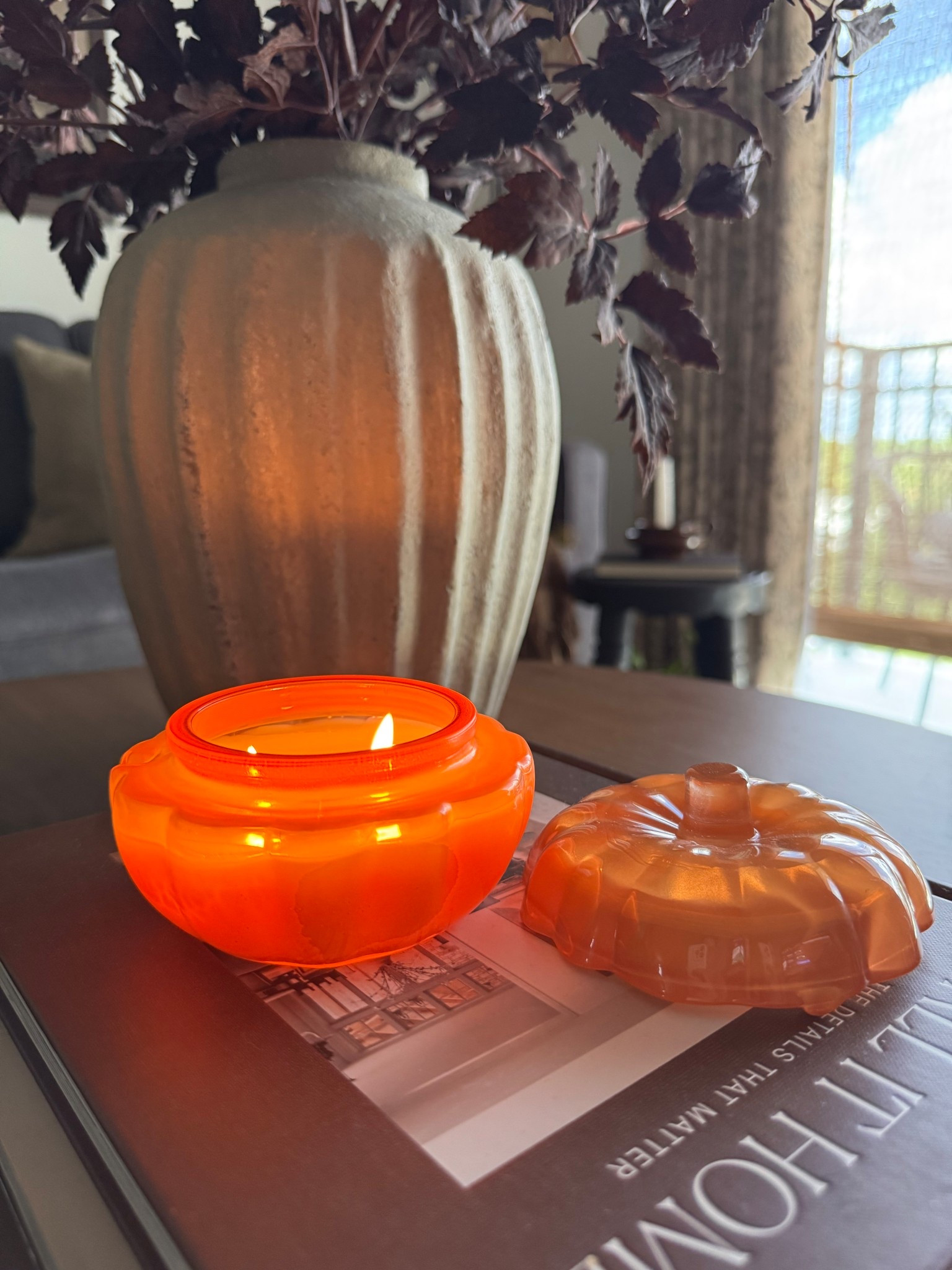 Cutest pumpkin candle 