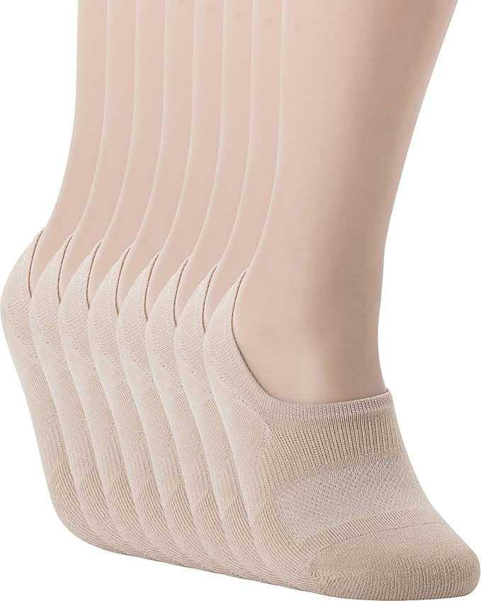 Pro Mountain No Show Socks For Women Cotton Cushion Footies Liner S M L XL | Amazon (US)