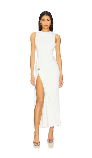 Nala Dress in Chalk | Revolve Clothing (Global)