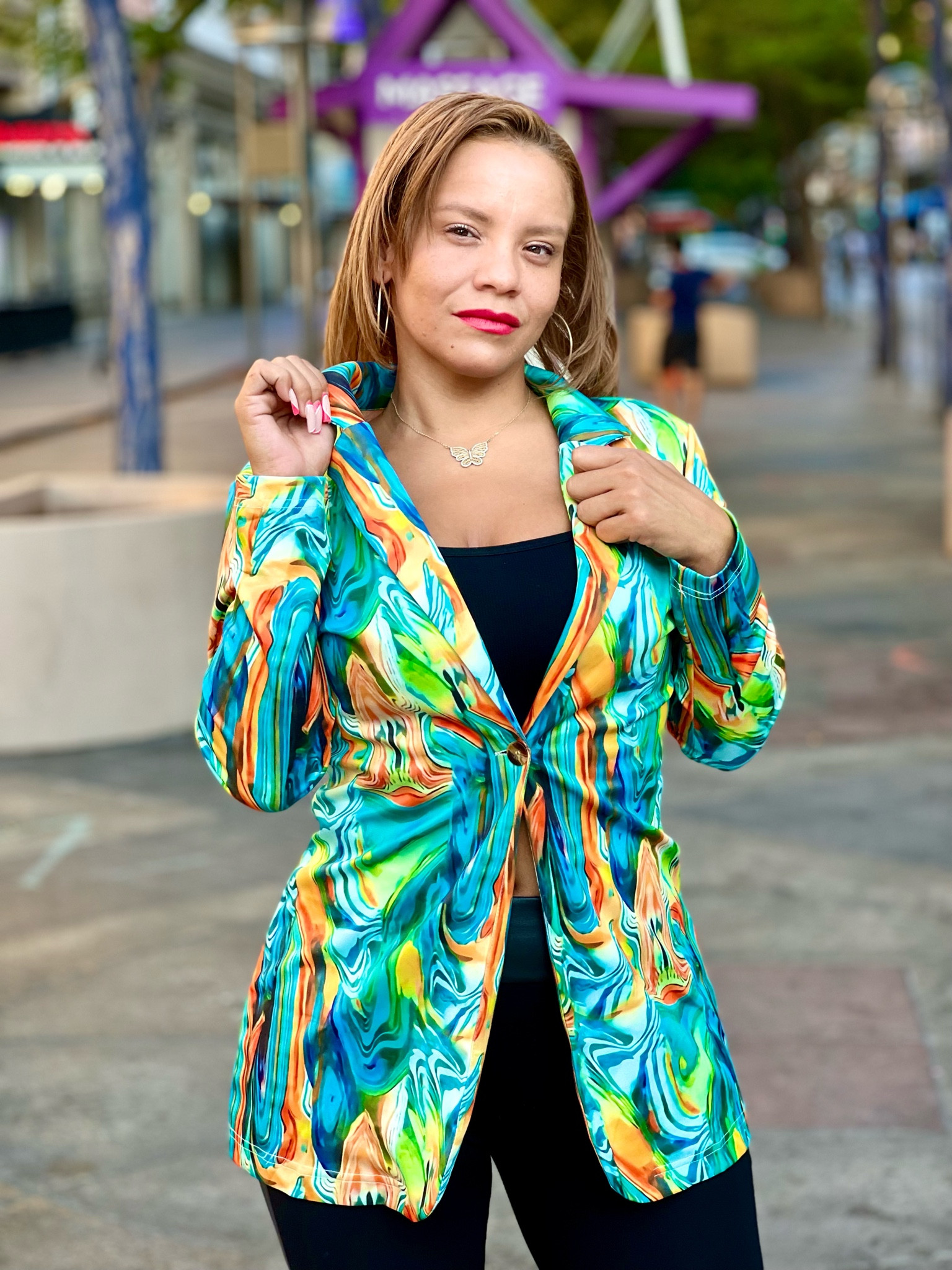 Tie dye Blazer! Love this blazer!! It can be worn open or buttoned up! 
.
.
I always love versatile clothing; that I can wear day or night, dressed up or cute & casual!
.
.
Add this to your #blazer collection. 🥳
.
.
#businesscasial #blazers #officeattire #professionalwomen #career #cutelooks #classy #sassylooks #orangeclothing #neoncolors #brightclothing #beautifulpieces #springclothes #springmusthaves #spring #stylish #amazonfind #ifounditonamazon #lovethis #addtocart

#LTKunder50 #LTKworkwear #LTKFind