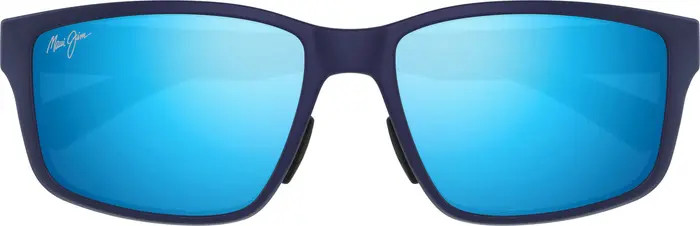 Maui Jim Walewaha 55mm PolarizedPlus2® Rectangular Sunglasses | Nordstrom | Nordstrom