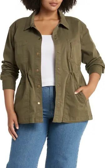 Caslon® Stretch Cotton Utility Jacket | Nordstrom | Nordstrom