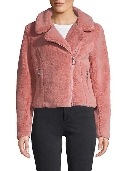 Faux Fur Moto Jacket | Saks Fifth Avenue OFF 5TH (Pmt risk)