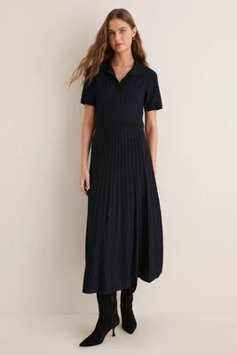 Midnight Knit Maude Polo Dress | Tuckernuck (US)