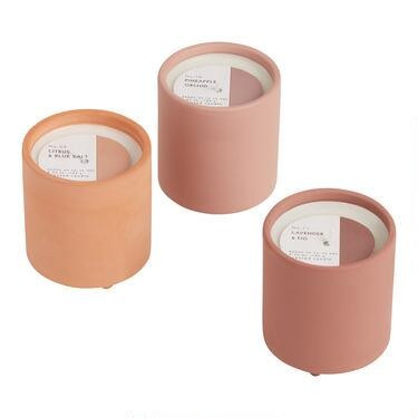 Ceramic Footed Jar Scented Candle | World Market