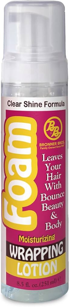 Bronner Bros BB Foam Wrap Lotion - Moisturizing Foaming Wrap with Olive Oil for Natural & Relaxed... | Amazon (US)