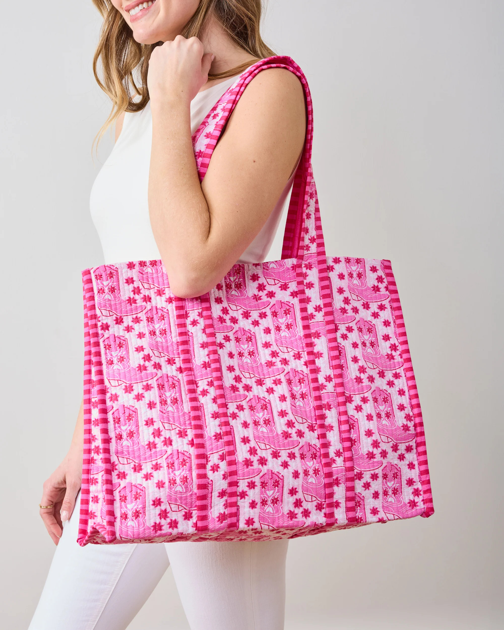 Sweet Bee - The Traveler Tote - Cream | Printfresh