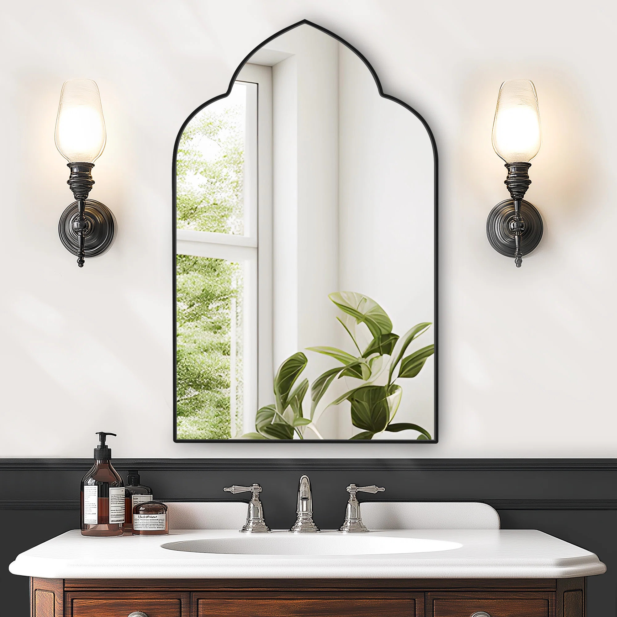 Trayten 20"W32"H Framed Medicine Cabinet With 2 Shelves | Wayfair North America