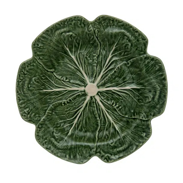 Cabbage Earthnware Abstract Charger | Wayfair North America
