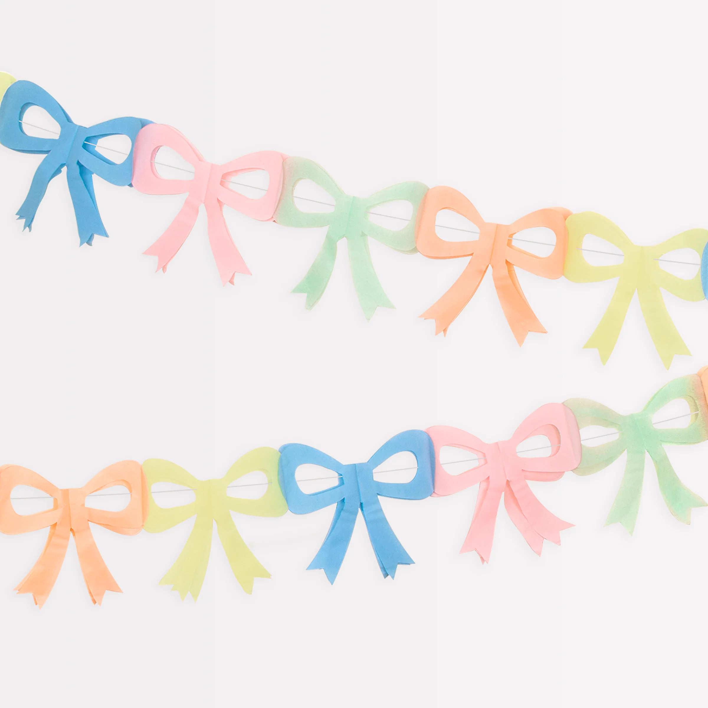 Tissue Paper Bow Garlands (x 3) | Meri Meri