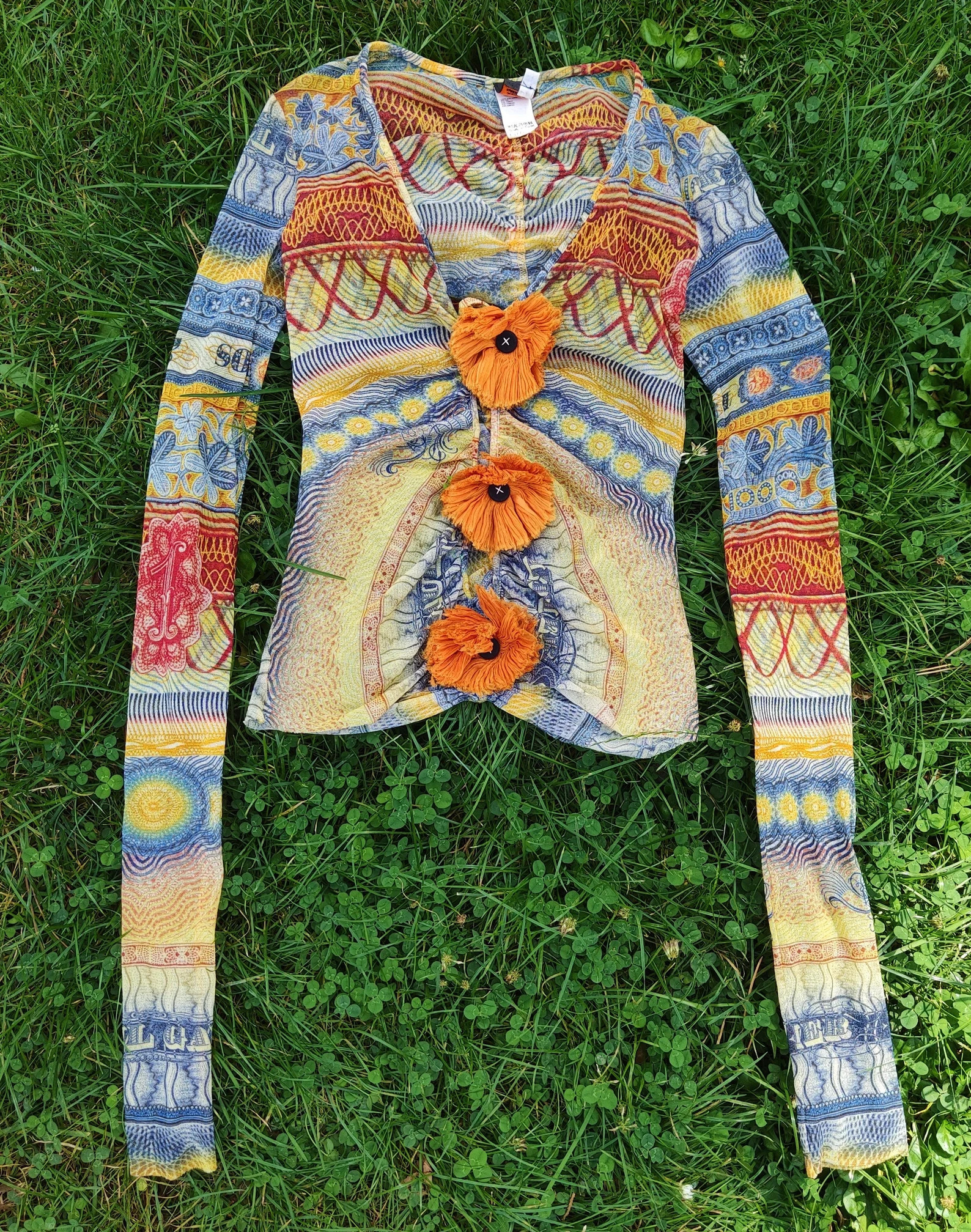 Jean Paul Gaultier Dollar Money Print Kendall Jenner Soleil Optical Illusion Body Victor Vasarely... | Etsy (US)