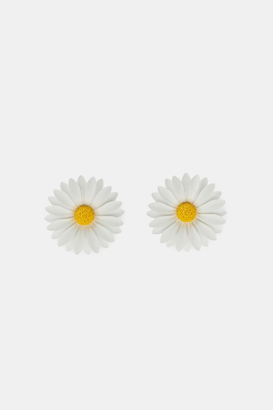 MAXI DAISY EARRINGS | Zara US