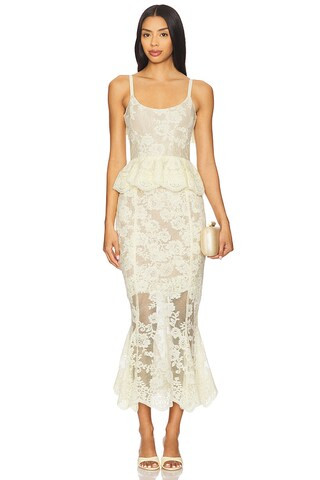 V. Chapman Vinetta Set in Transparent Yellow Lace from Revolve.com | Revolve Clothing (Global)