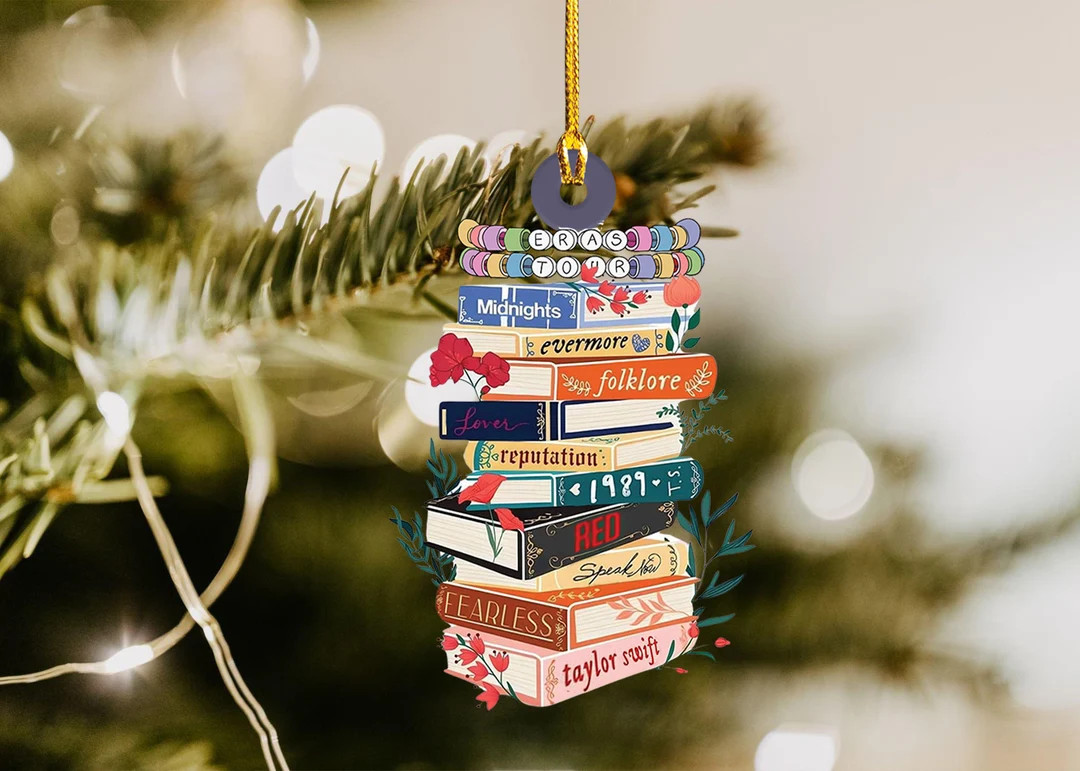 Taylor Christmas Ornament Shape, Albums as Books, Custom Swiftie Fan Gifts 2023 Christmas Remembr... | Etsy (US)