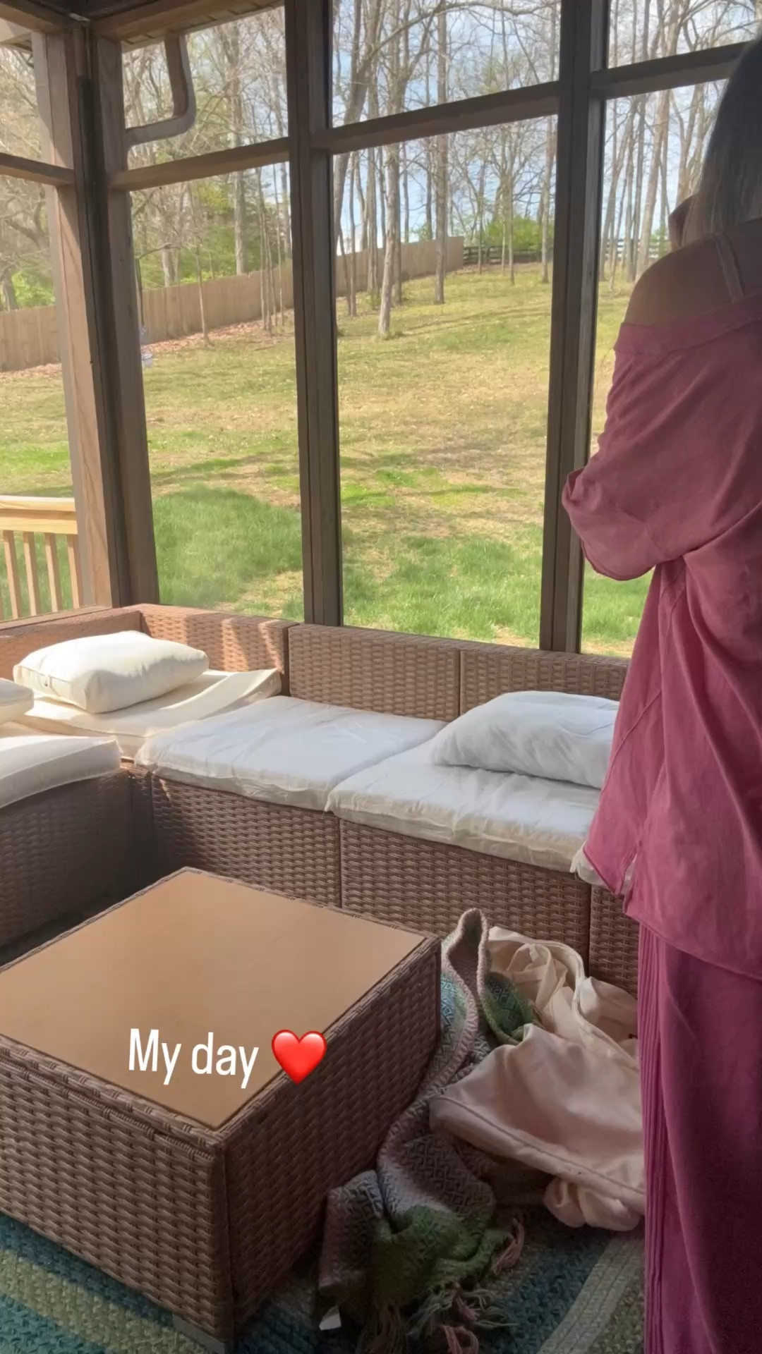 My day. Making this patio a little more comfortable  