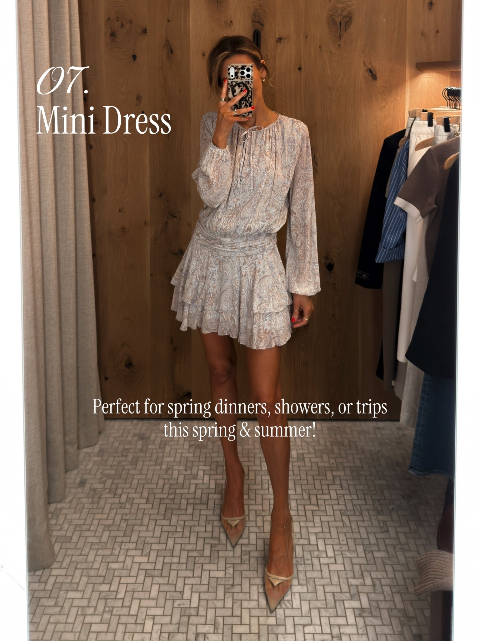 How cute is this dress? I love how it flows but still hugs the waist so nicely!

#LTKOver40 #LTKootd #LTKgrwm