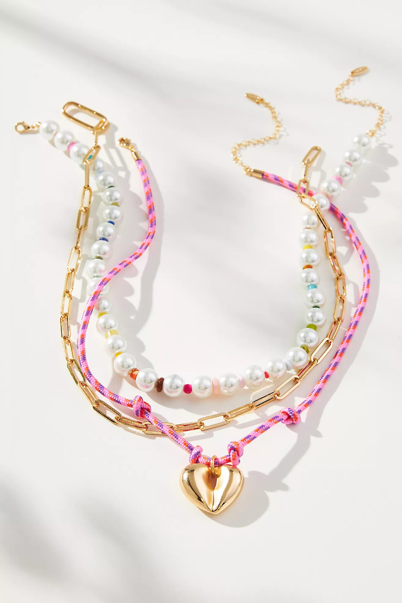 Camp Icon Beaded Necklaces, Set of 3 | Anthropologie (US)