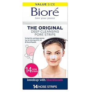 Biore Deep Cleansing Pore Strips (14 Count) | Amazon (US)