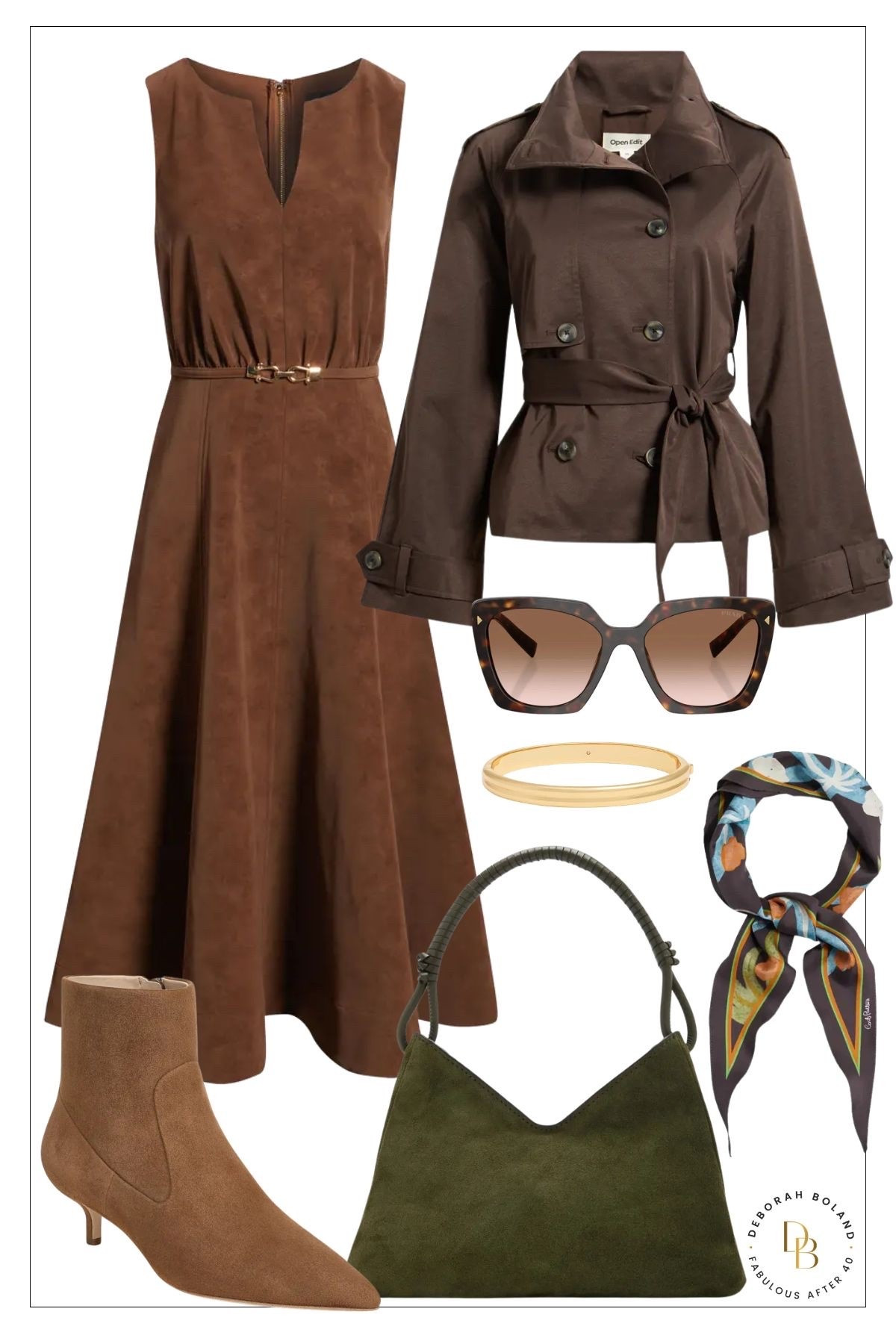 Here’s a Fall ready look that is chic on trend and pretty. I love the pop of  olive green with this suede handbag and printed scarf.

#LTKSaleAlert #LTKOver40 #LTKSeasonal