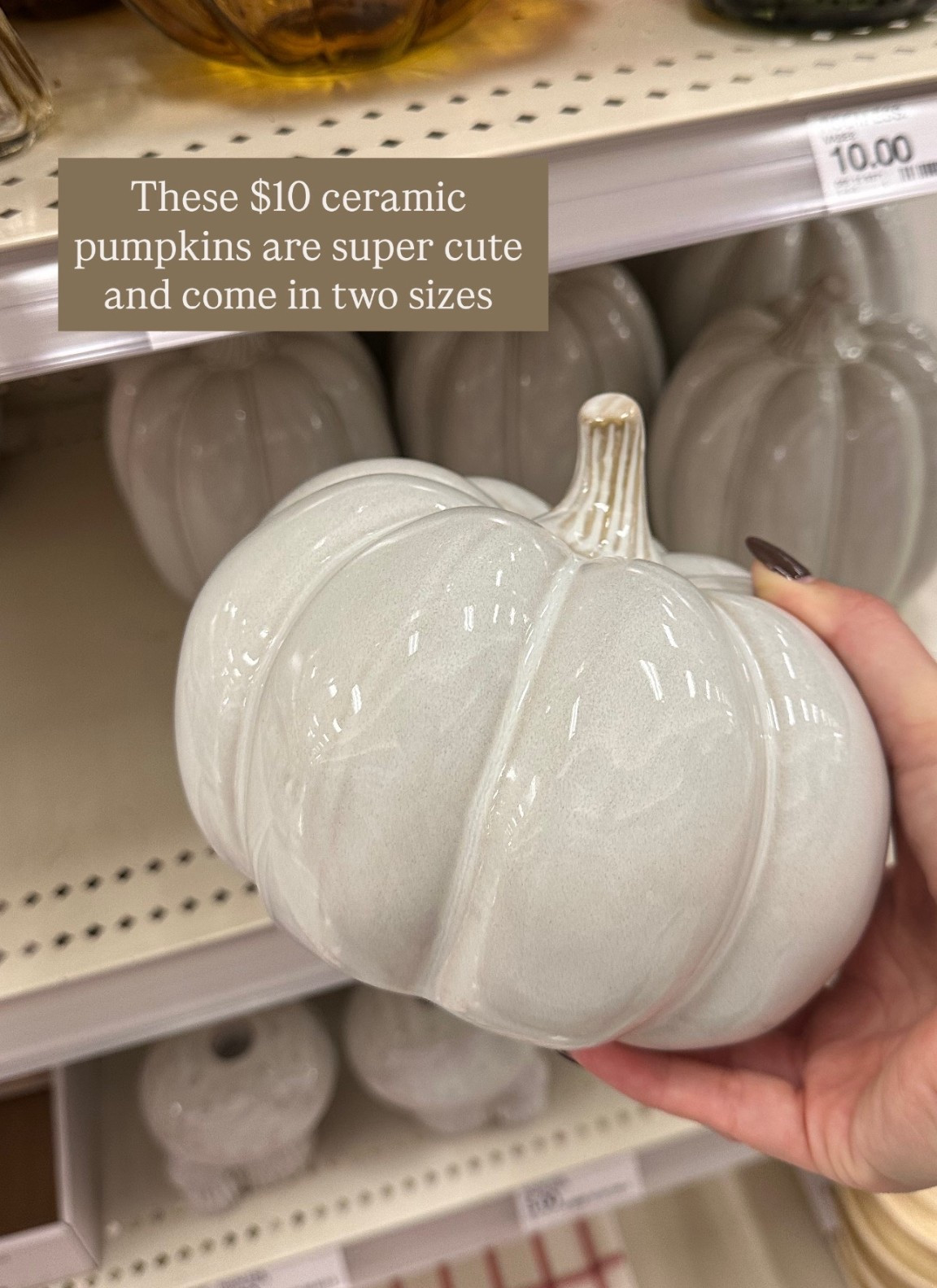 Cute and affordable decor from Target! These ceramic pumpkins are so pretty.

#LTKHome #LTKSeasonal