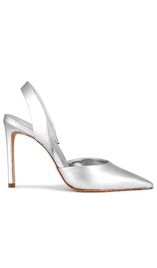 Lou Sling Back Pump in Prata | Revolve Clothing (Global)