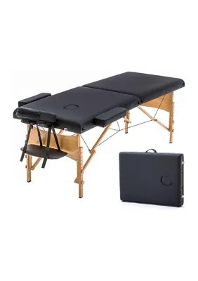 BestMassage 84" Portable Massage Table with Carry Case, Black | Belk