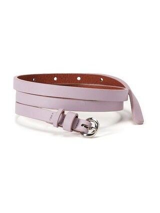 Old Navy Skinny Faux Leather Belt Size L/XL - Get a mauve on 2 | Old Navy US