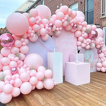 RUBFAC 116pcs Light Pink Balloons Different Sizes Pack of 36 18 12 10 5 Inch for Garland Arch Pas... | Amazon (US)