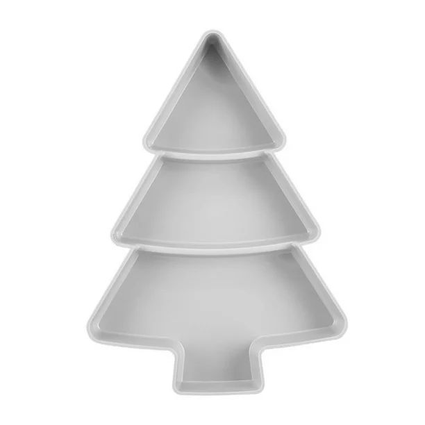 Bluelans Christmas Tree Shape Dry Fruit Plate Candy Snacks Nuts Dish Bowl Breakfast Tray - Walmar... | Walmart (US)