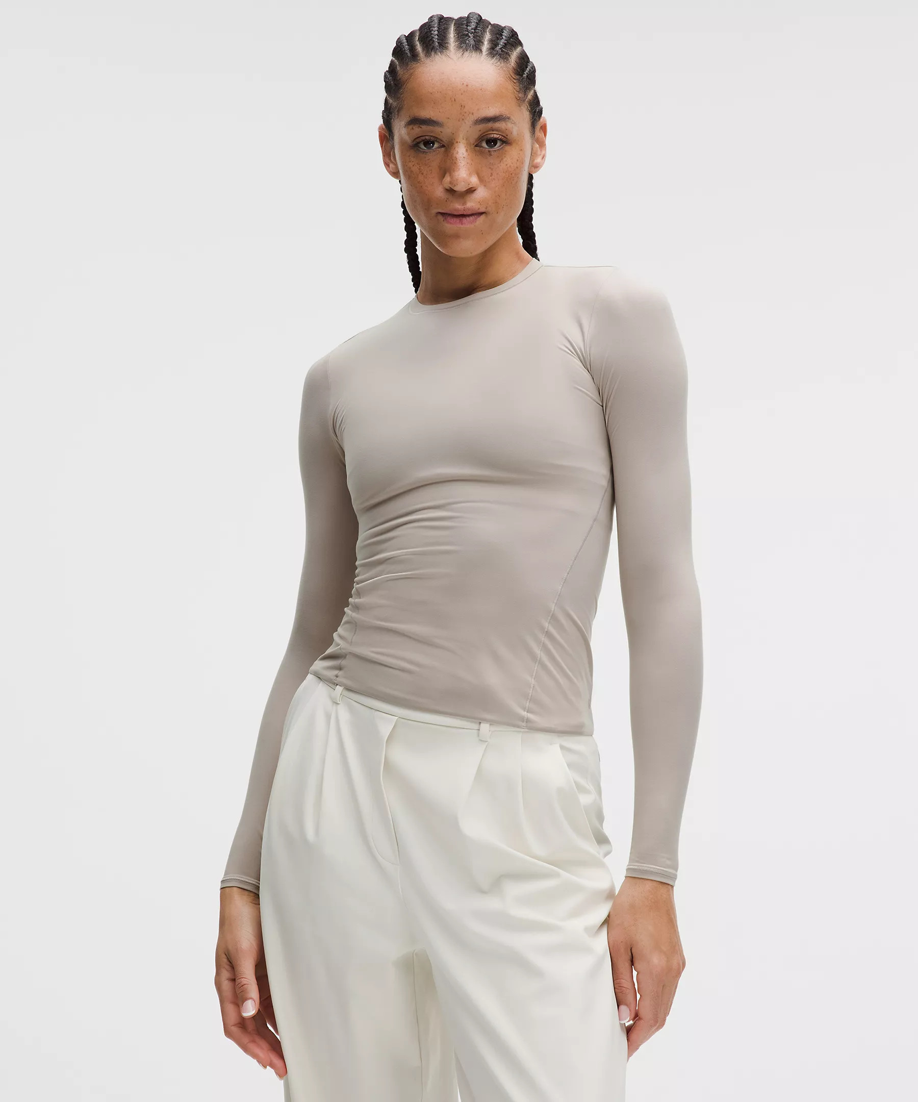 Wundermost Ultra-Soft Nulu Crewneck Long-Sleeve Shirt | Lululemon (US)