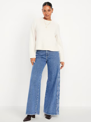 Extra High-Waisted Super Wide-Leg Jeans | Old Navy (US)