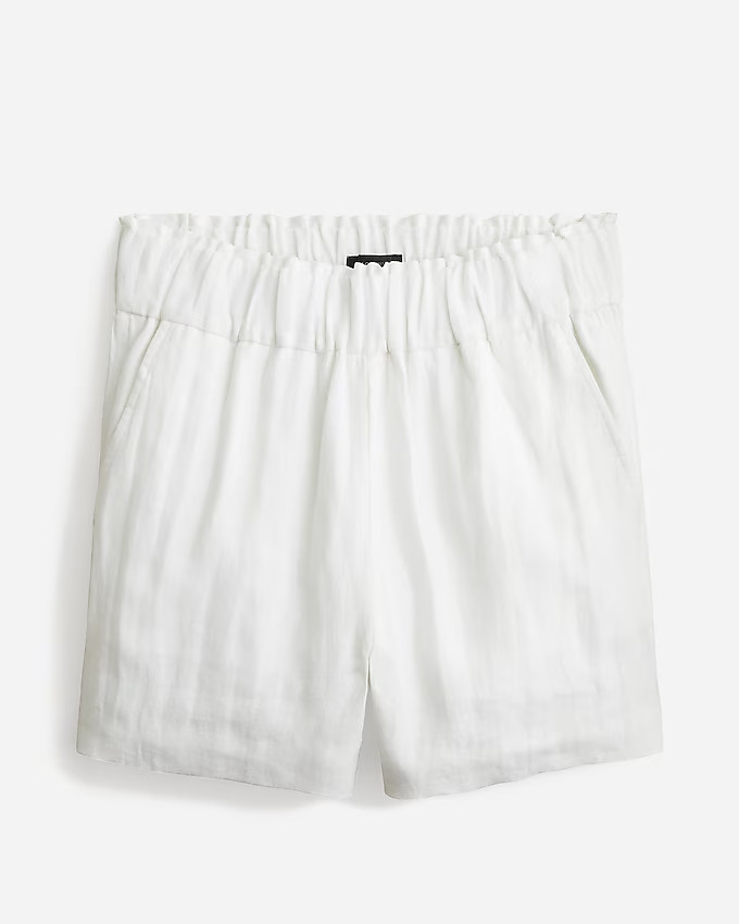 Pull-on linen short | J. Crew US