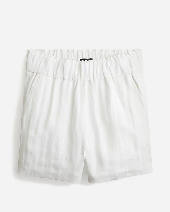 Pull-on linen short | J.Crew US