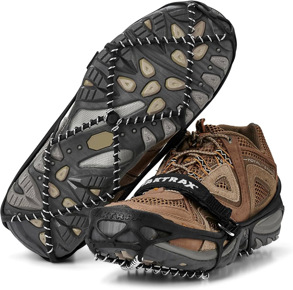 Yaktrax Pro Traction Cleats - 360-Degree Grip on Snow, Ice, & Multi-terrain Surfaces - Elastic Ou... | Amazon (US)