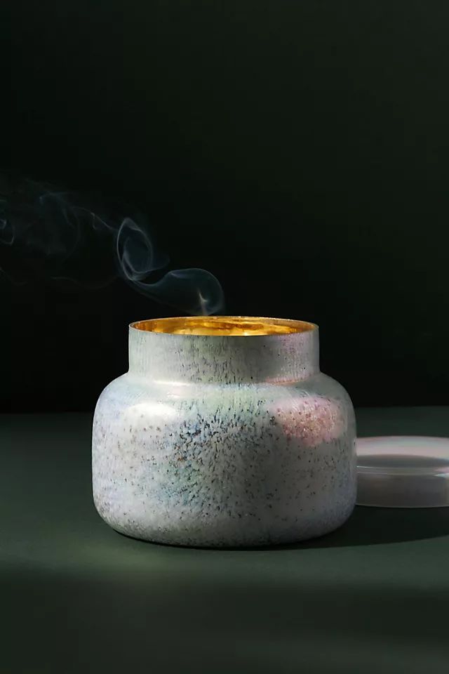 Capri Blue Volcano Iridescent Glass Candle | Anthropologie (US)