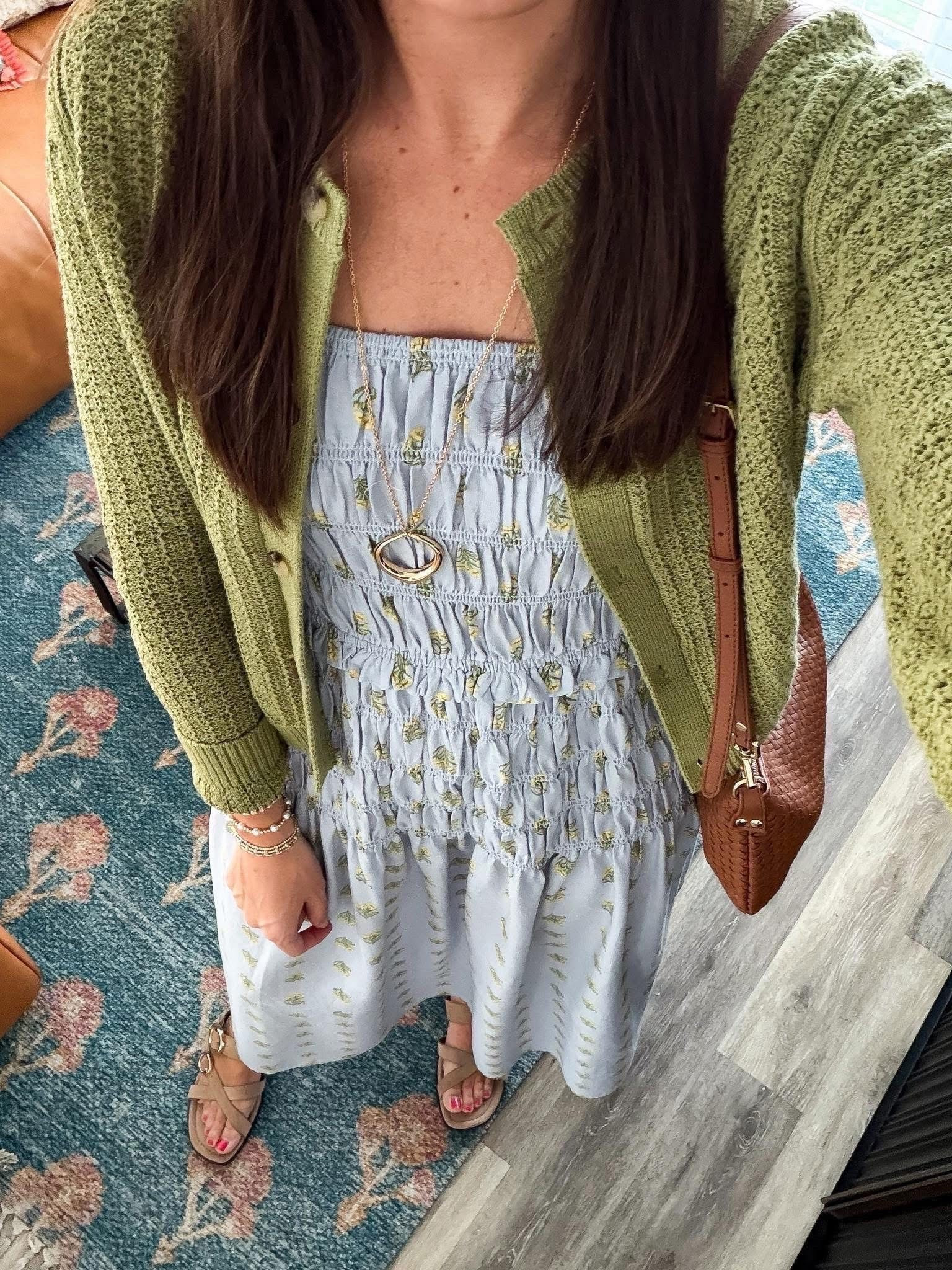 This gorgeous dress is 40% off today! Wearing a small.