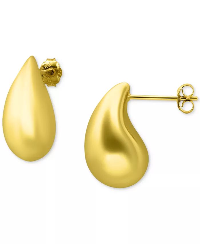 Giani Bernini Polished Teardrop Stud Earrings, Created for Macy's - Macy's | Macy's