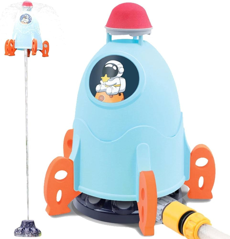 QDH Hydro Launch Water Rocket Kids Water Toys for The Backyard Rocket Sprinkler Toy Outdoor Kids'... | Amazon (US)