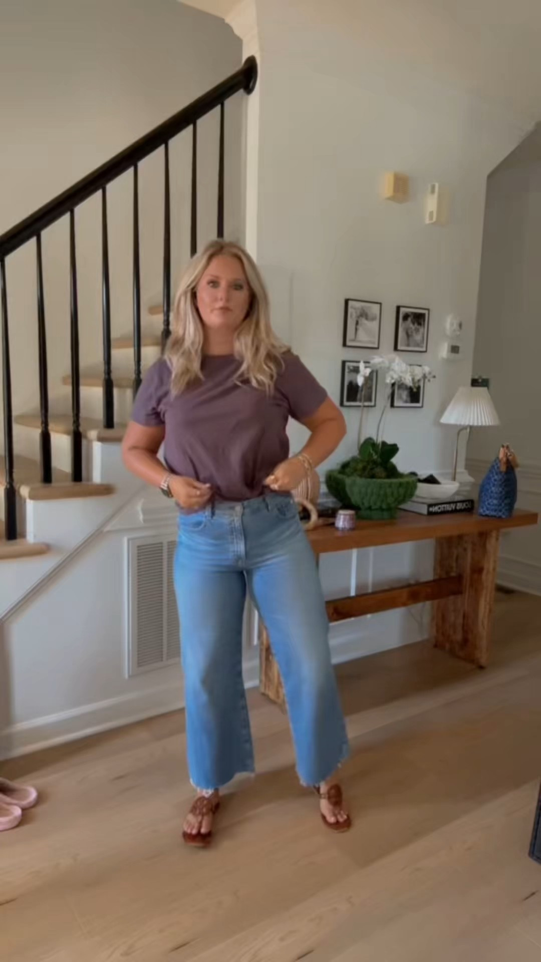 A little ootd for your Thursday. Hope everyone had a great day ☀️@Old Navy Official @TORY BURCH @Coach @AG Jeans #ootd #ootdinspo #ootdfashion #ootdideas 

#LTKSeasonal #LTKStyleTip #LTKFindsUnder100