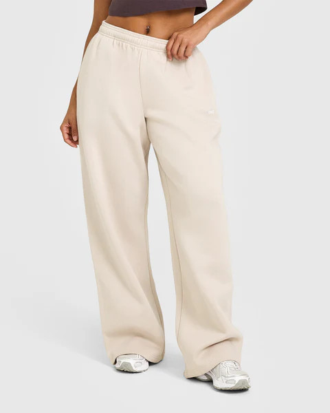 Foundations Oversized Straight Leg Sweatpants 
 Sand | Oner Active (UK / US)