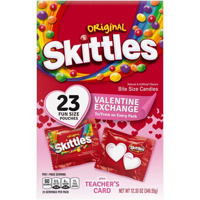 Skittles Original Valentine Exchange Chewy Candy - 12.33 oz | Walmart (US)