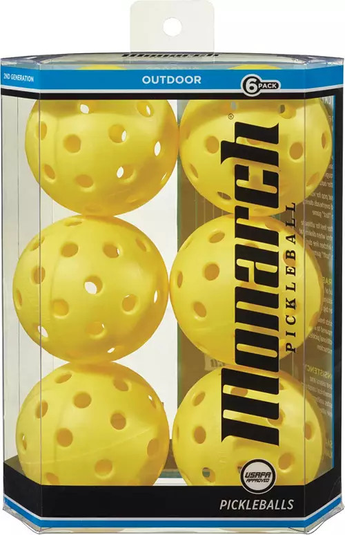 Monarch Outdoor Pickleballs 6-Pack | Dick's Sporting Goods