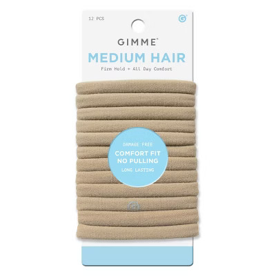 Gimme Beauty Comfort Fit Medium Hair Tie Bands | Target
