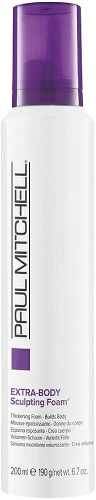 Paul Mitchell Extra-Body Sculpting Foam, Adds Fullness, Touchable Finish, For Fine Hair | Amazon (US)