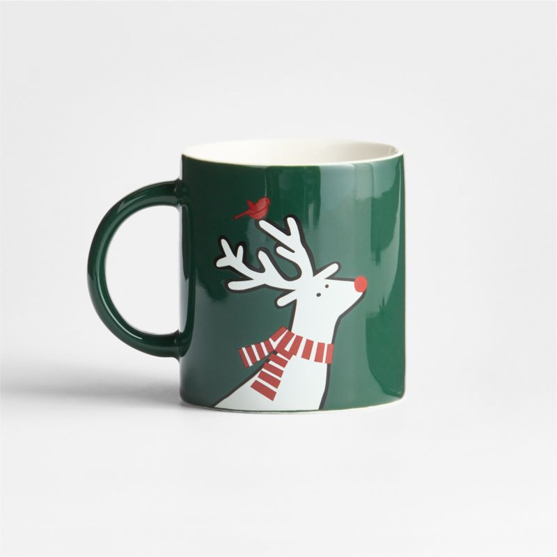 Joan Anderson Arctic Friends 6-oz. Reindeer Mini Mug + Reviews | Crate & Barrel | Crate & Barrel