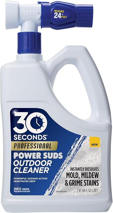 30 SECONDS Pro Power Suds Mold Pro Mold and Mildew Stain Remover | Scrub Free | Brighter Results ... | Amazon (US)