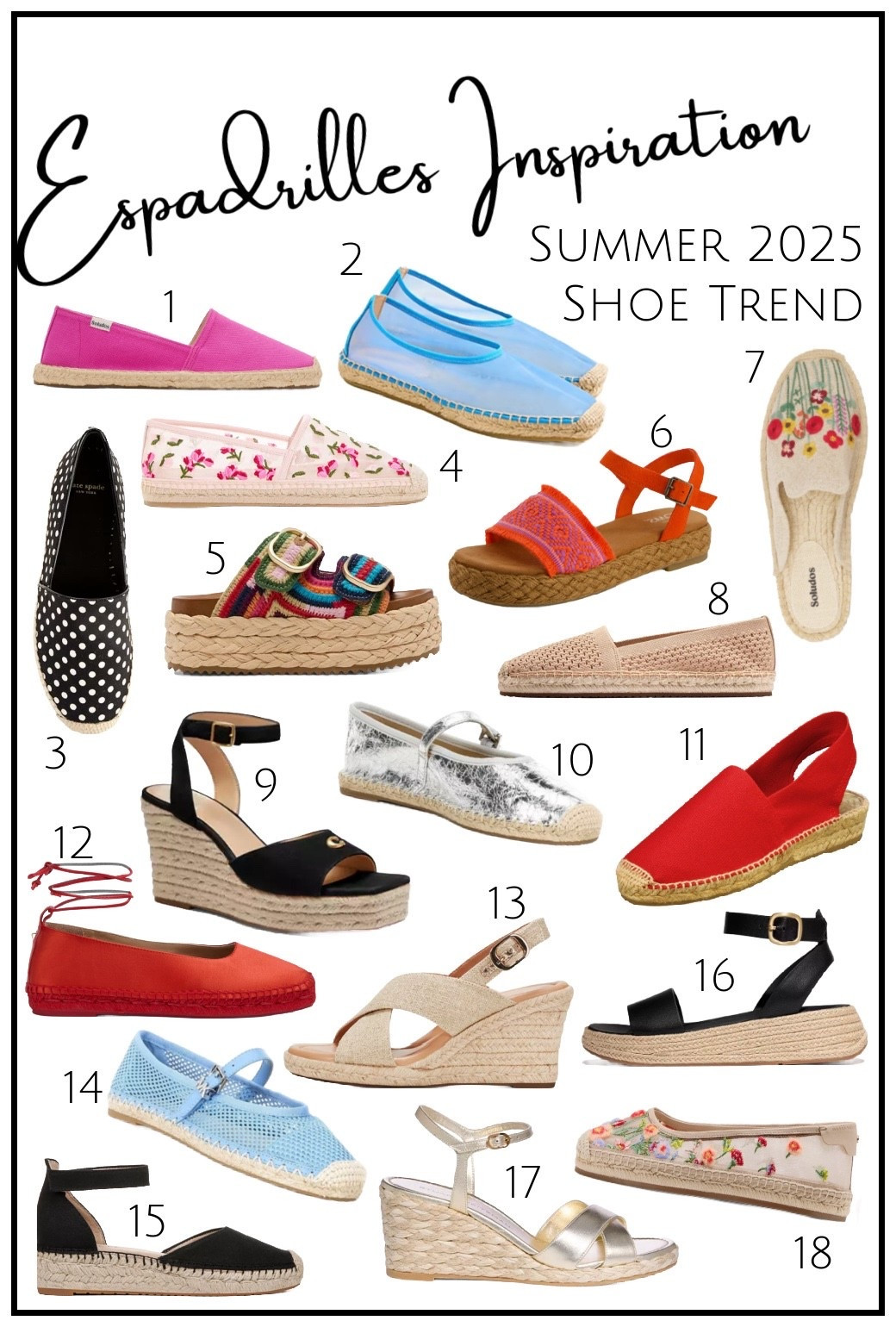 Want style, support, and comfort with your shoes this summer? I have found fashionable footwear that is also great for walking, standing, arch support, and a season of being comfy and chic. My picks for the best Espadrilles are - see the full collection and styling tips at wardrobeoxygen.com 

#LTKSeasonal #LTKOver40 #LTKShoeCrush
