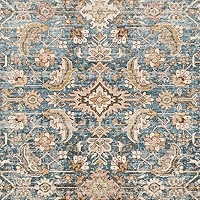 2x8 Washable Runner Rug Brown Vintage Distressed Hallway Kitchen Non Slip Low Pile Area Rug Livin... | Amazon (US)