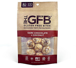 The GFB (6) Gluten Free Dark Chocolate & Coconu t Protein Bite | QVC